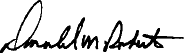 (Donald M. Roberts Signature)